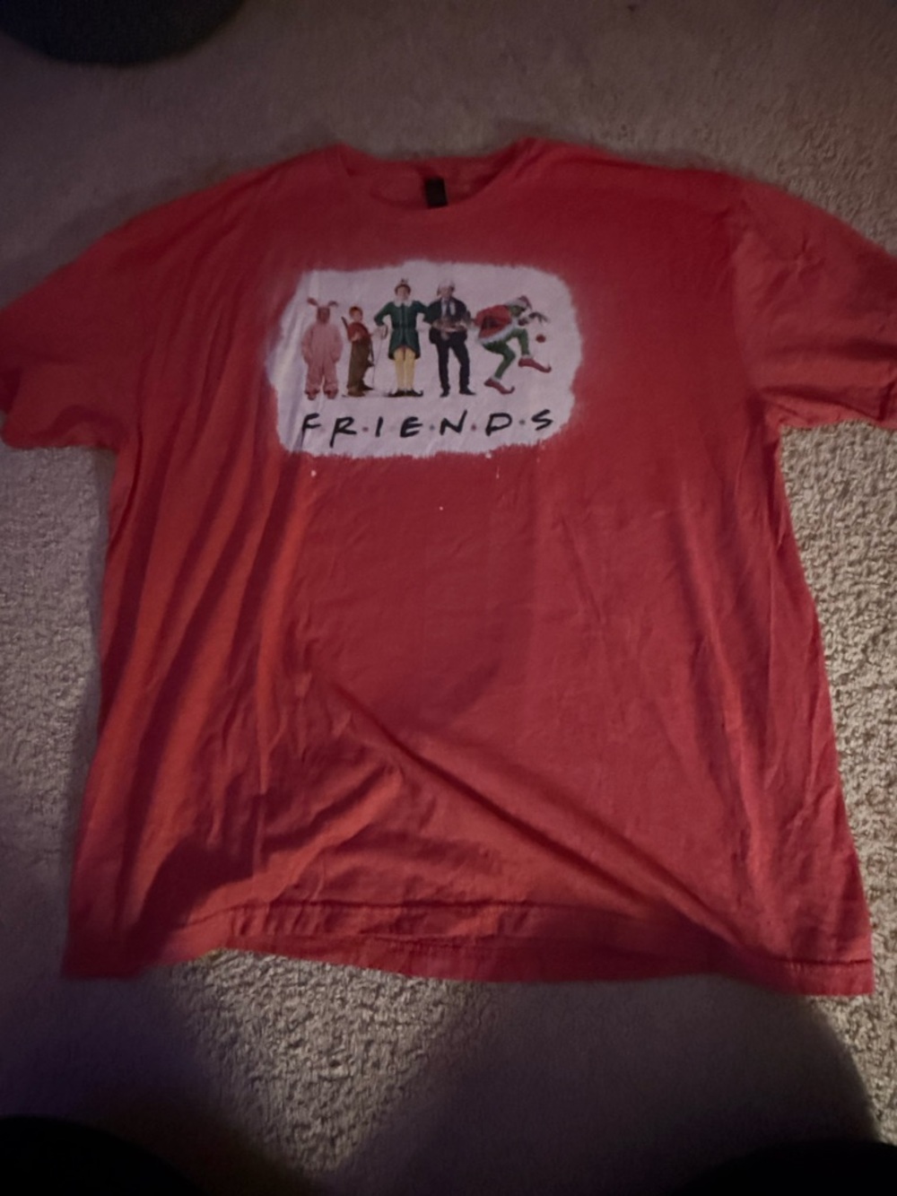 Gildan Heathered Red Crewneck Tee